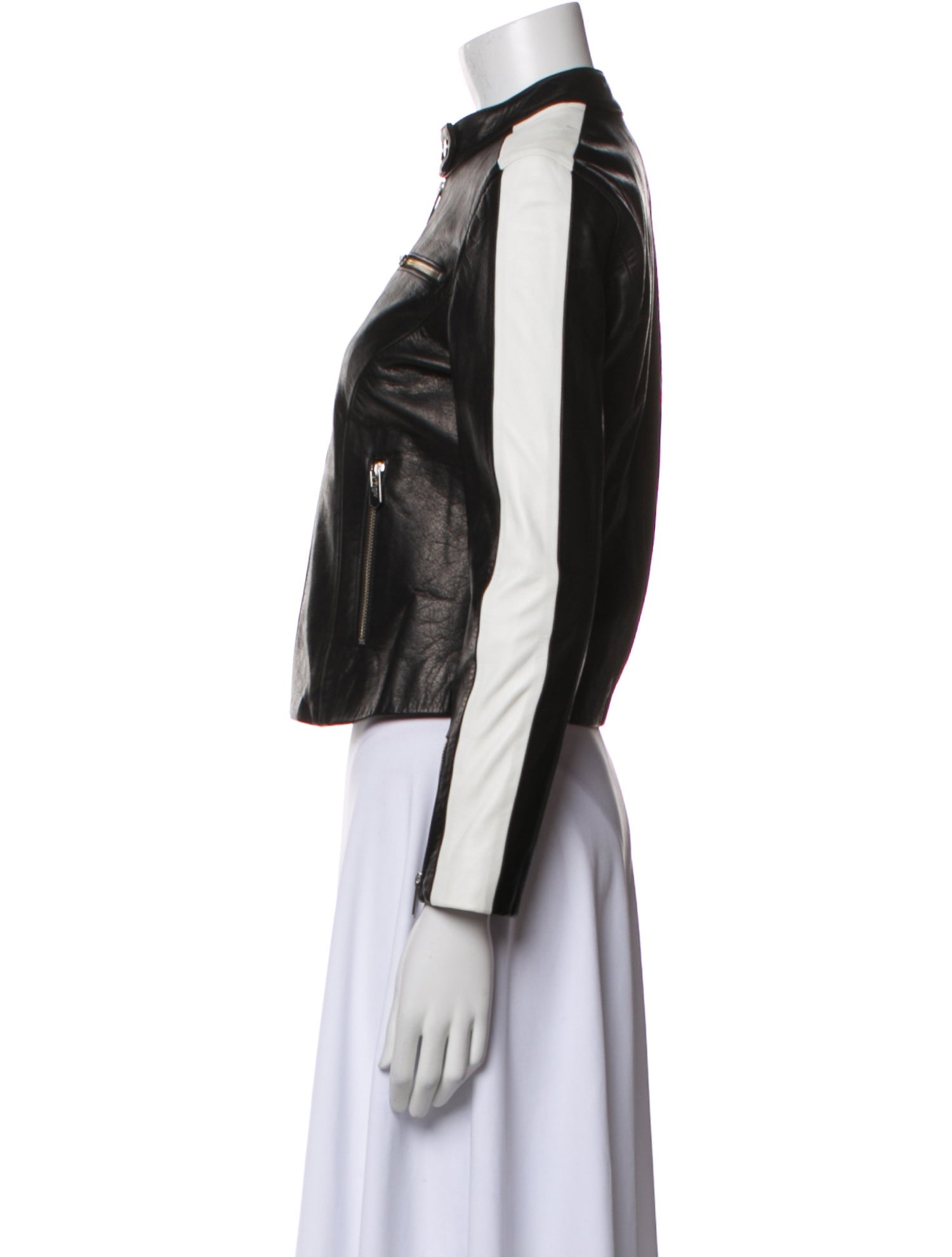 The Mighty Company Leather Biker Jacket