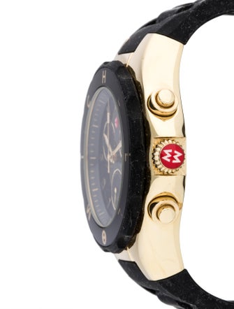 Michele Jelly Bean Tahitian Chronograph Watch