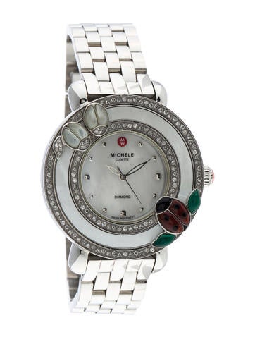 Michele Cloette Ladybug Watch