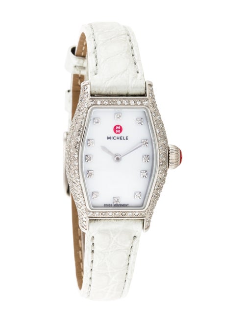 Michele Urban Coquette Watch white