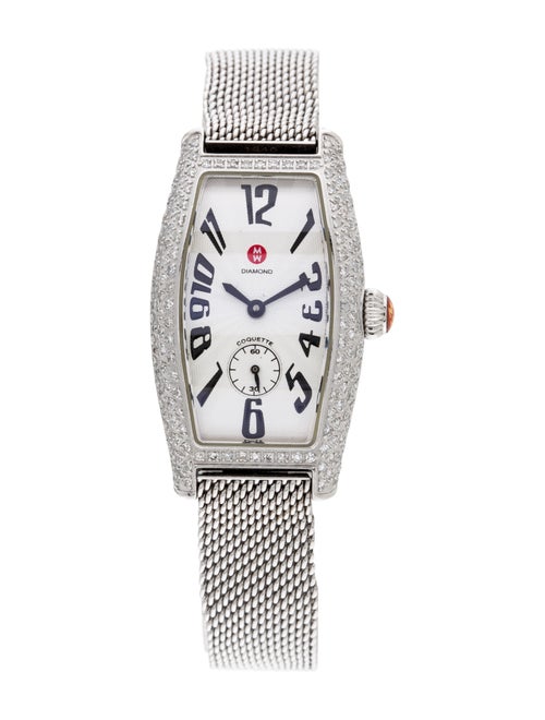 Michele Coquette Watch Silver
