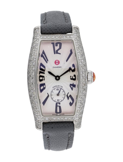 Michele Coquette Watch Silver