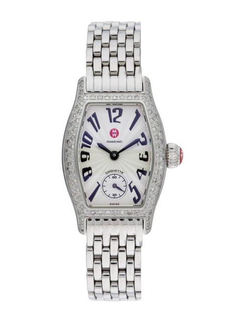 Michele Coquette Watch Silver