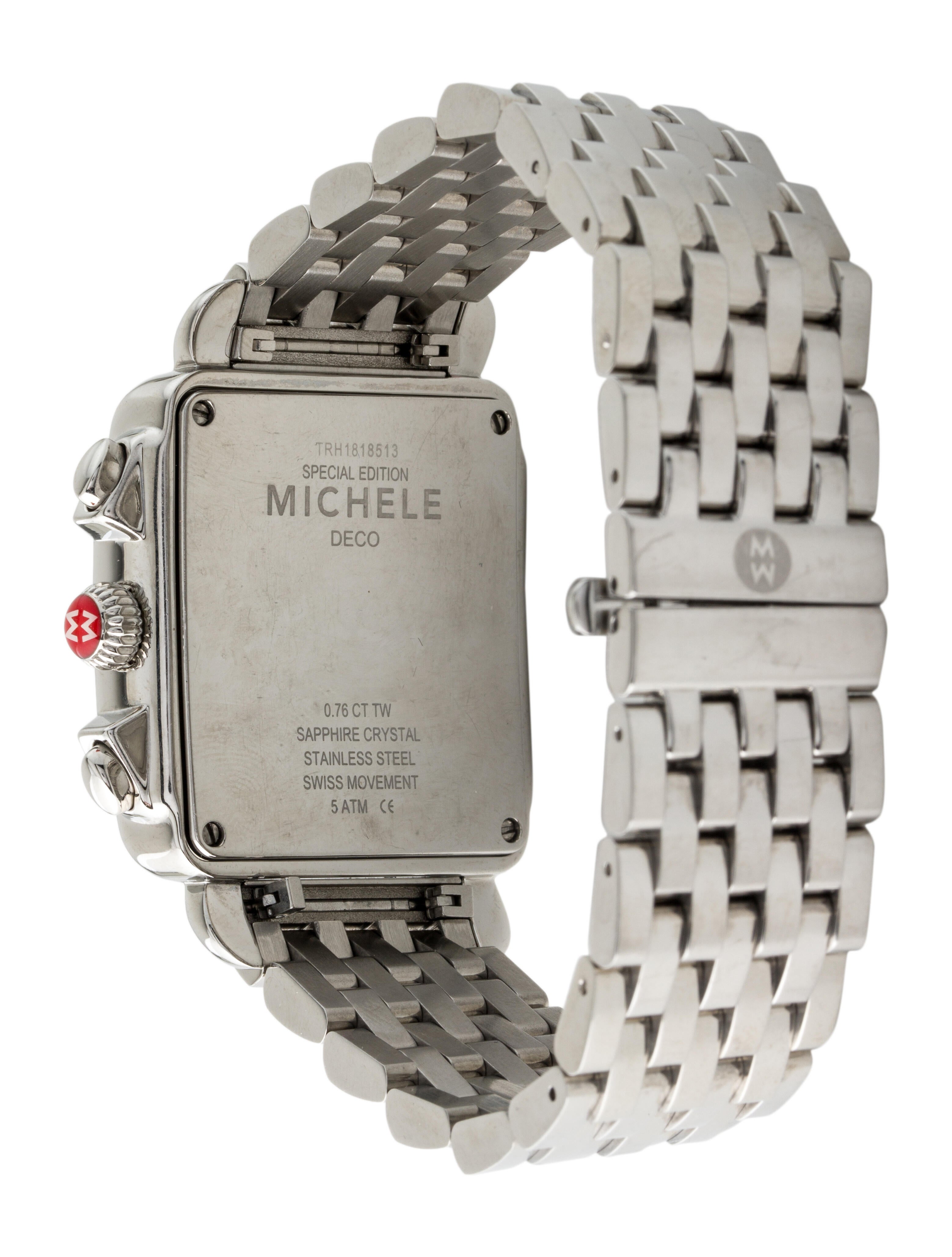 Michele Deco XL Watch MWW06Z000035 The RealReal