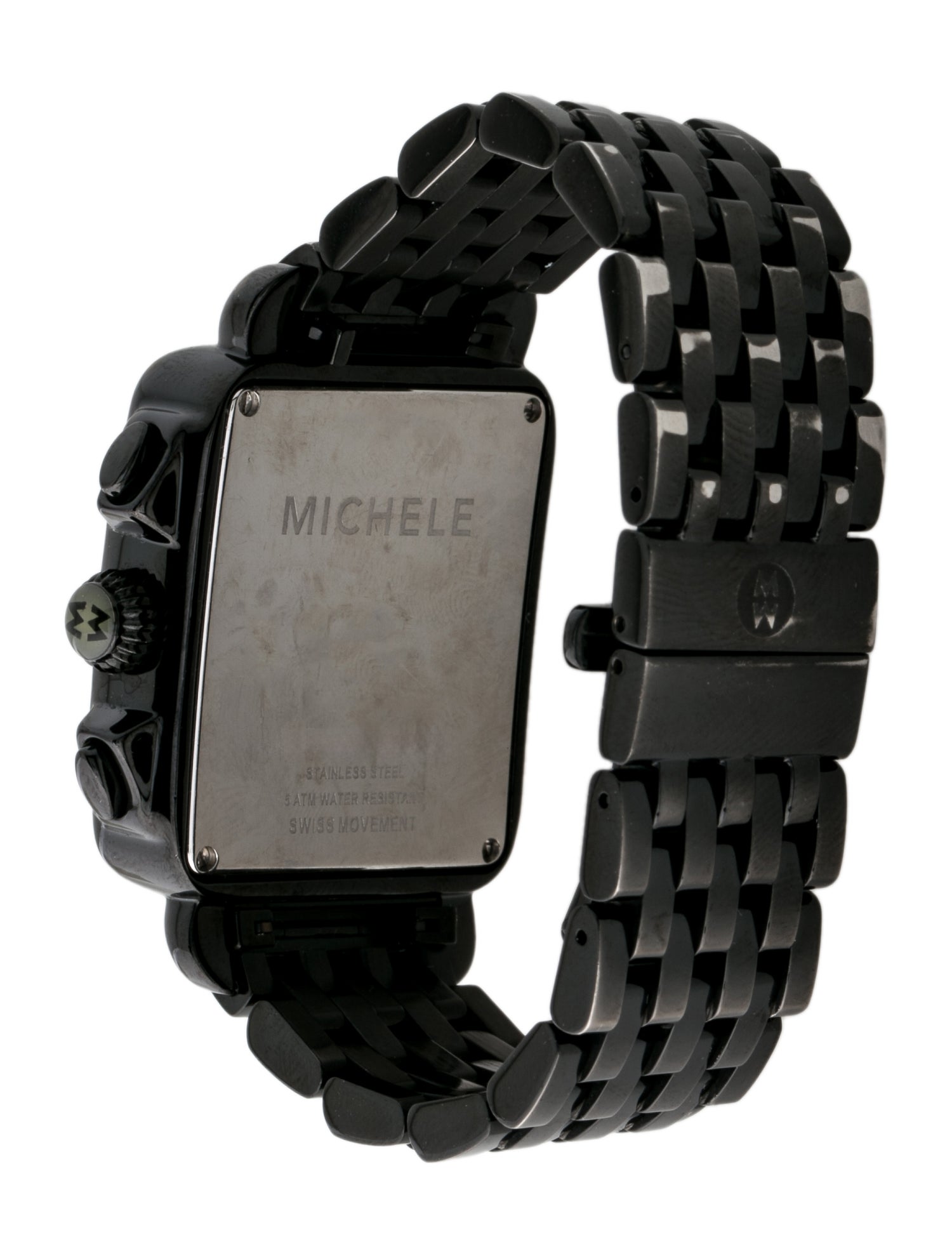 Michele Deco Noir Watch