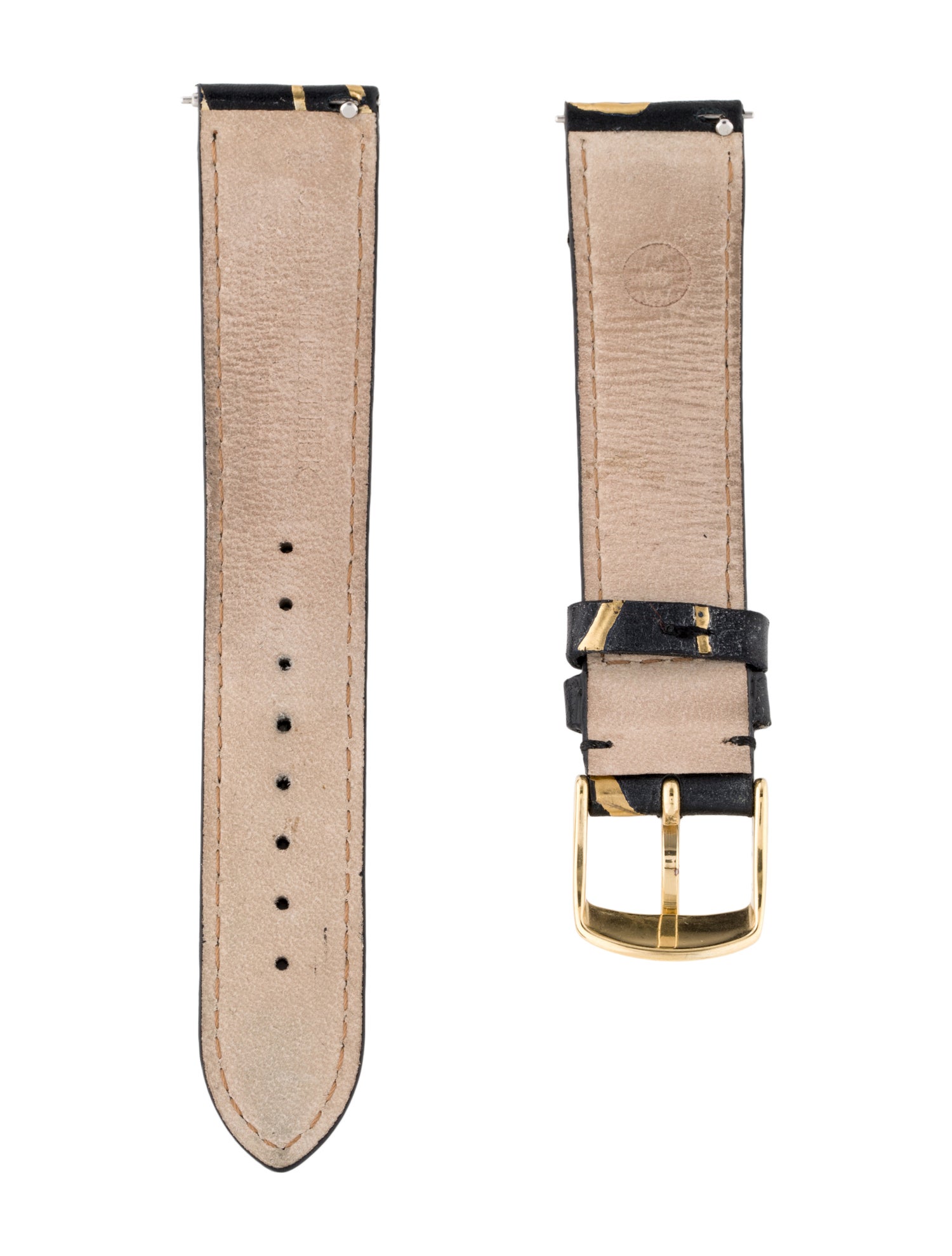 Michele 18mm Leather Watch Strap