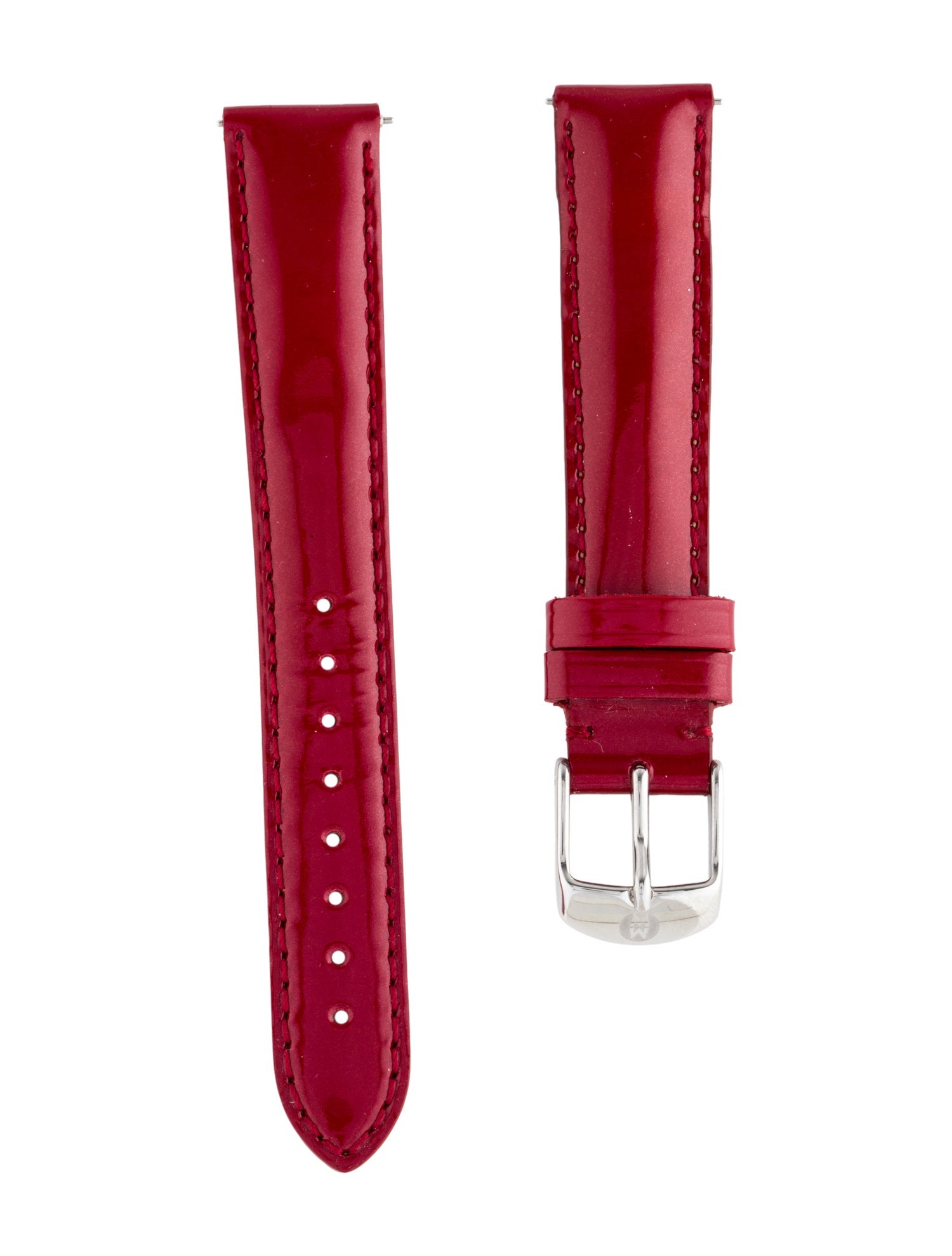 Michele 16mm Patent Leather Watch Strap