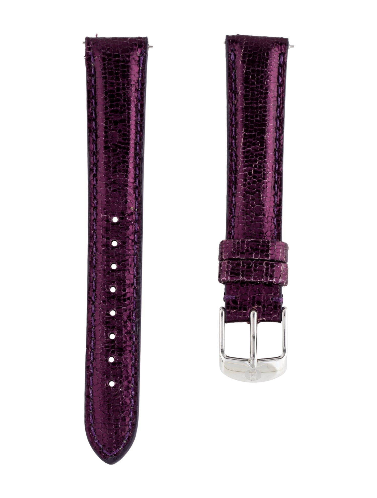 Michele 16mm Leather Watch Strap