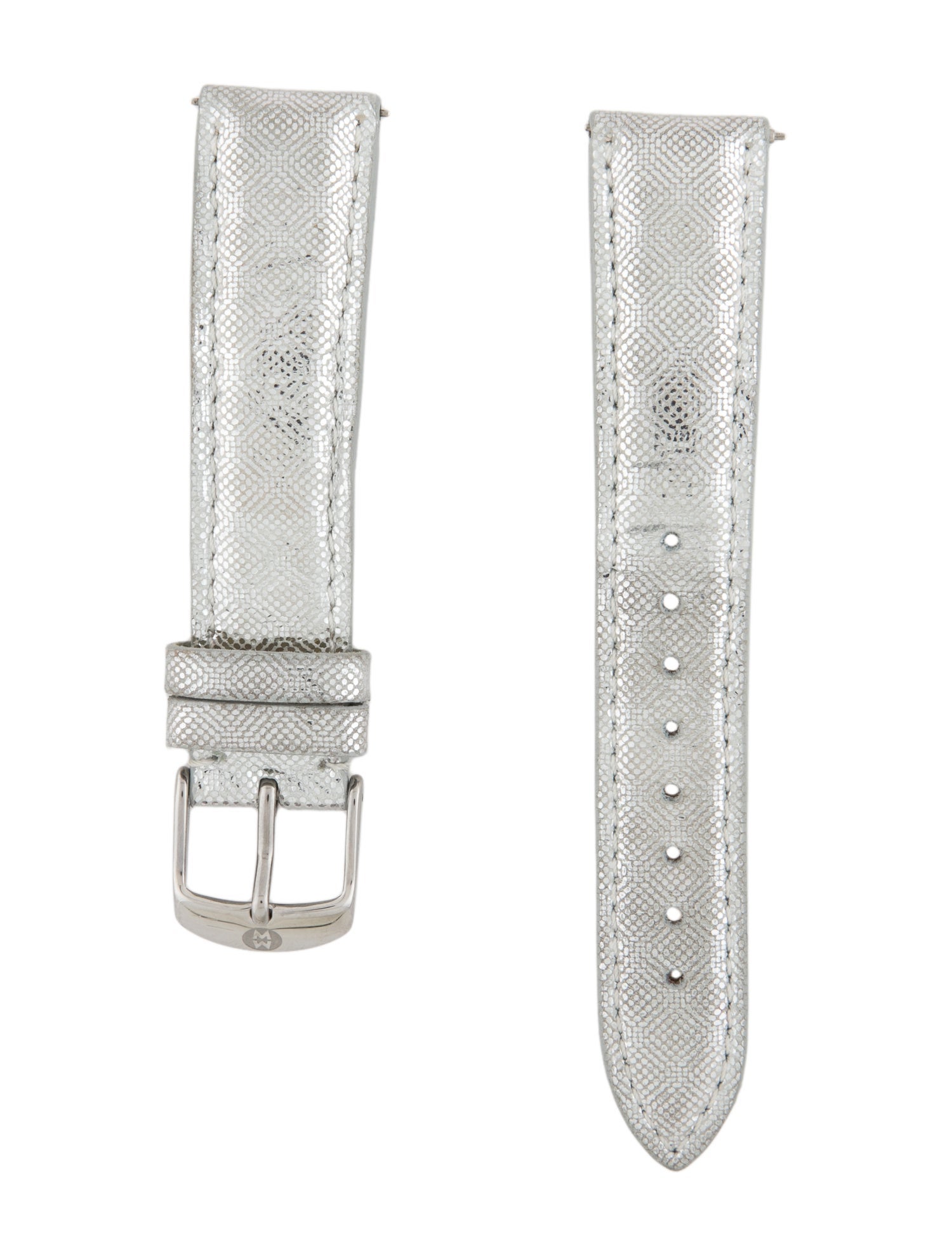 Michele 18mm Leather Watch Strap