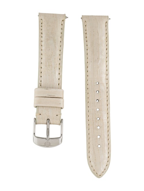 Michele 18mm Leather Watch Strap