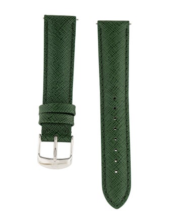 Michele 18mm Leather Watch Strap