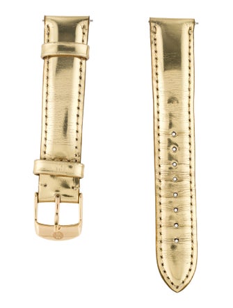 Michele 18mm Patent Leather Watch Strap