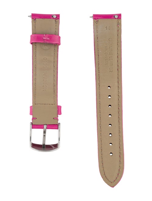 Michele 18mm Patent Leather Watch Strap