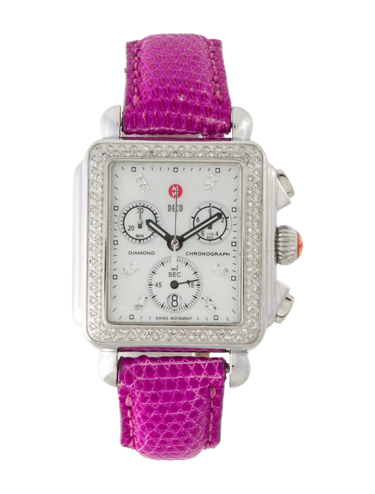 Michele Deco Diamond Watch