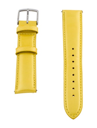 Michele 18mm Leather Watch Strap