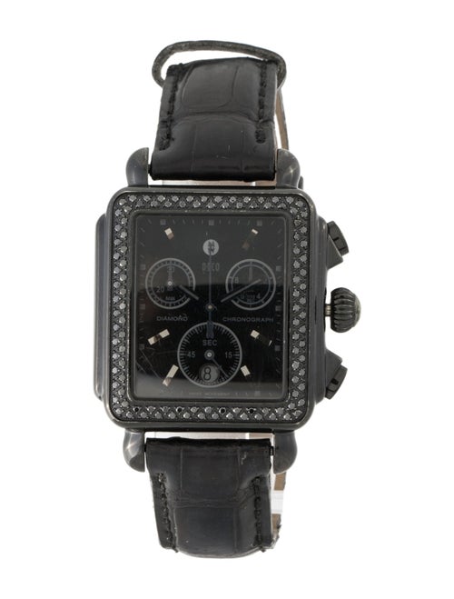 Michele Deco Noir Watch