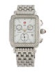 Michele Deco Diamond Chronograph Watch