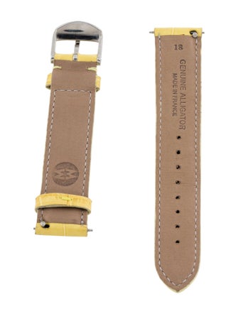Michele 18mm Leather Watch Strap