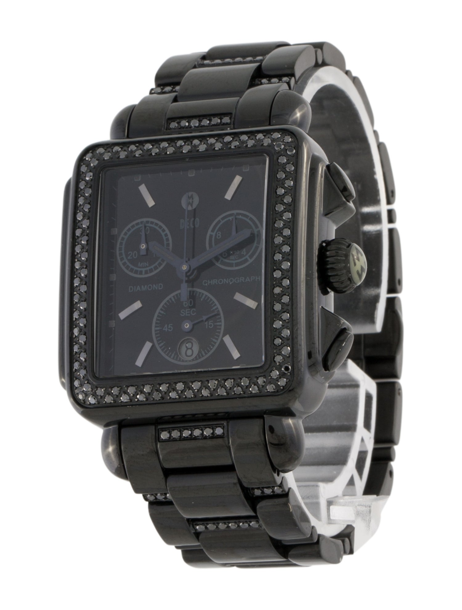 Michele Deco Noir Watch