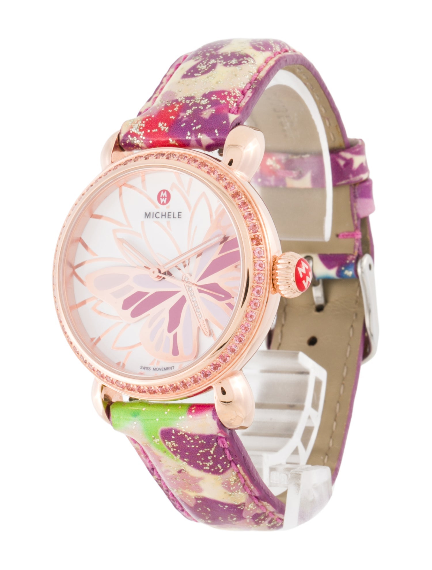 Michele CSX Garden Party Watch