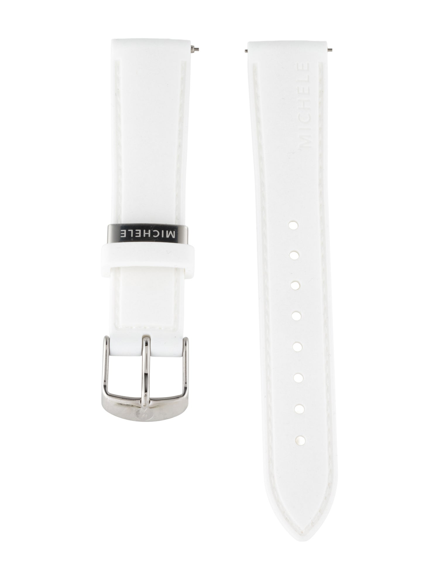 Michele 18mm Silicone Watch Strap