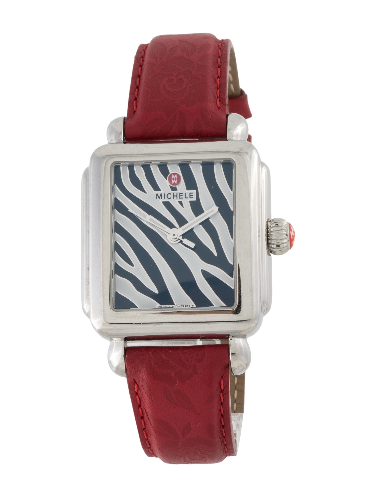 Michele Deco Safari Zebra Watch