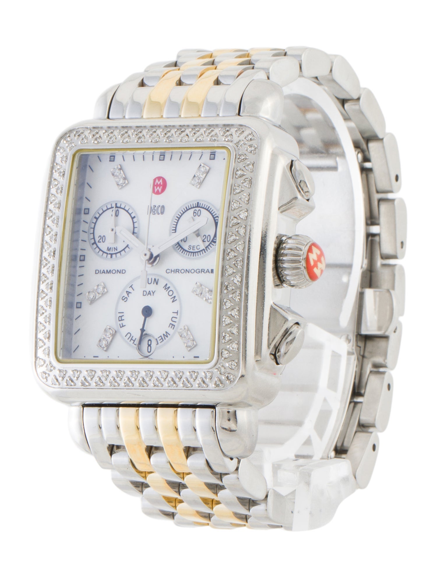 Michele Deco Diamond Watch