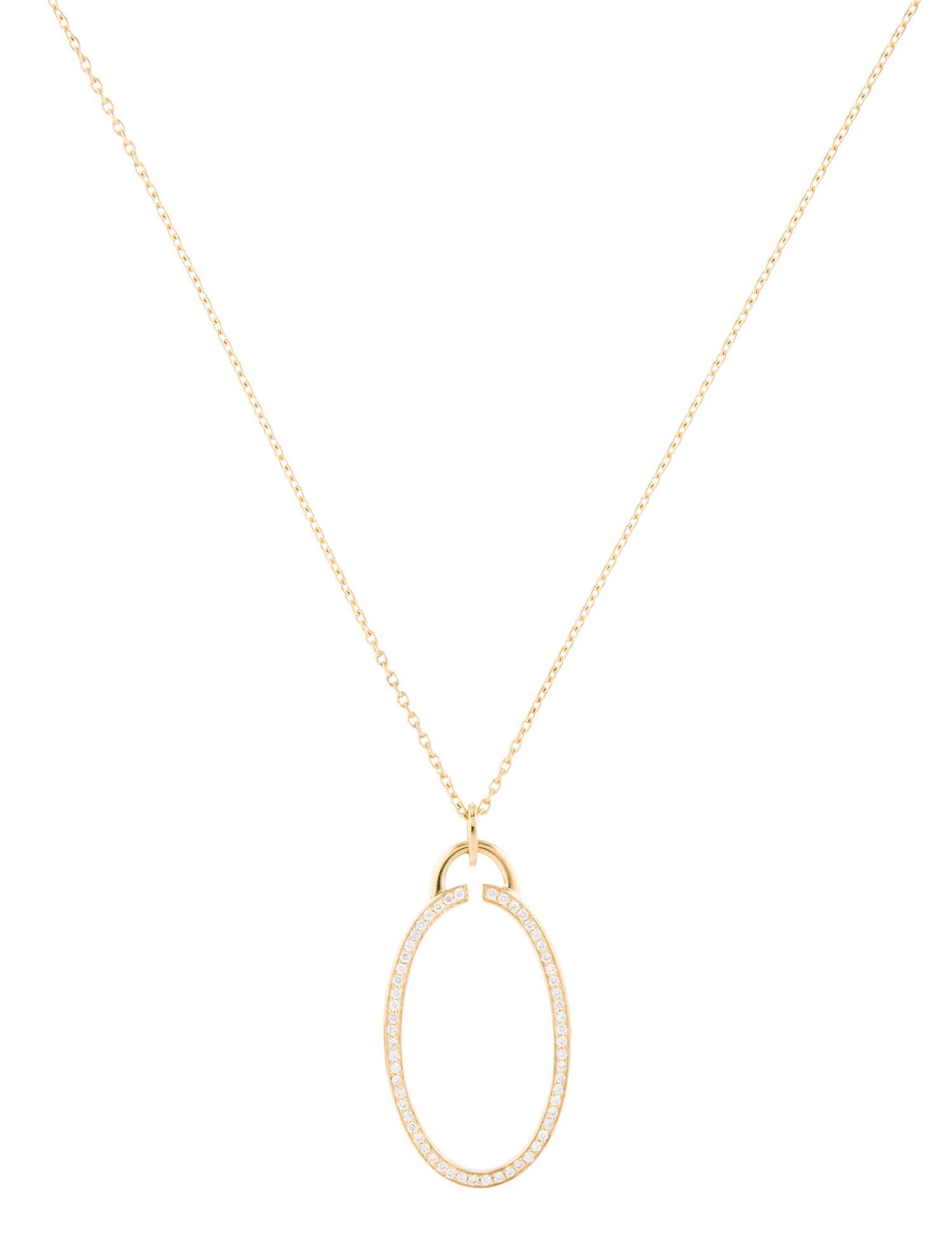 Michele 18K Diamond Pendant Necklace