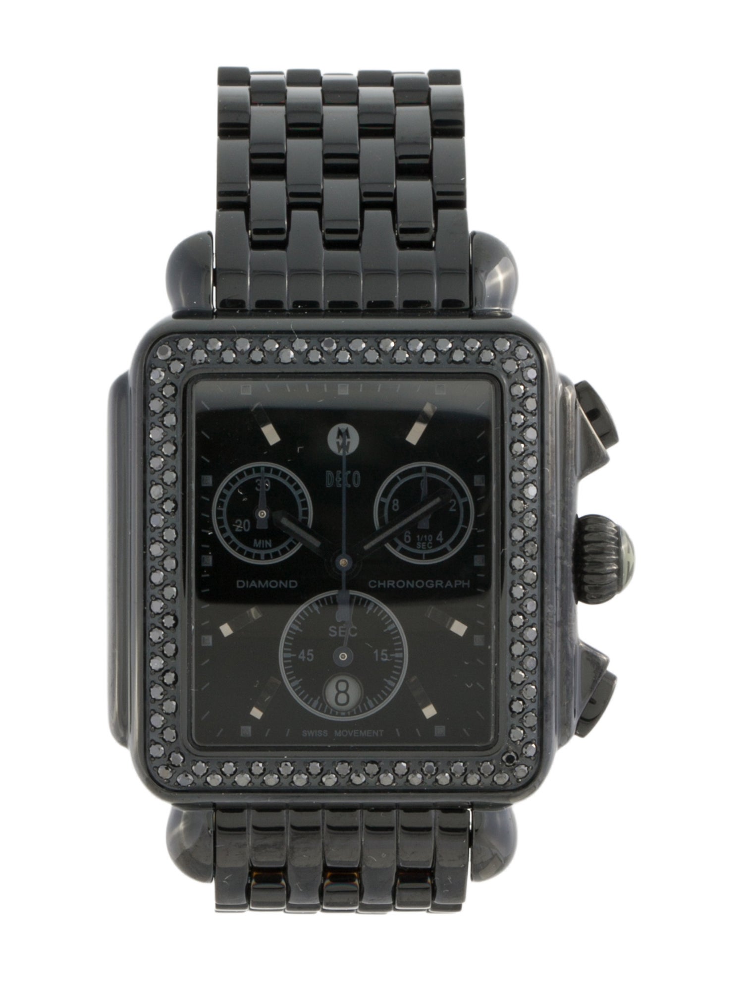 Michele Deco Noir Watch