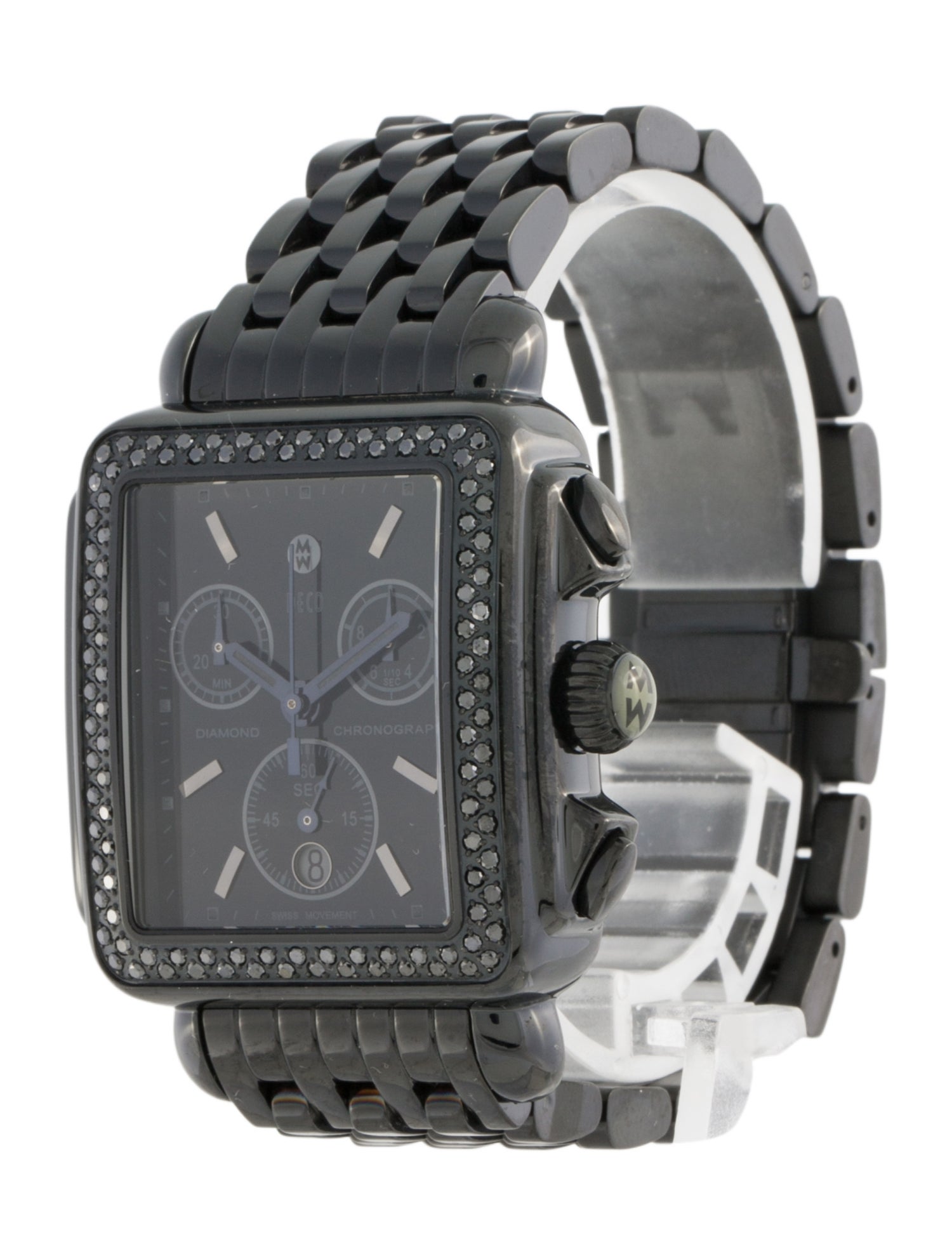 Michele Deco Noir Watch