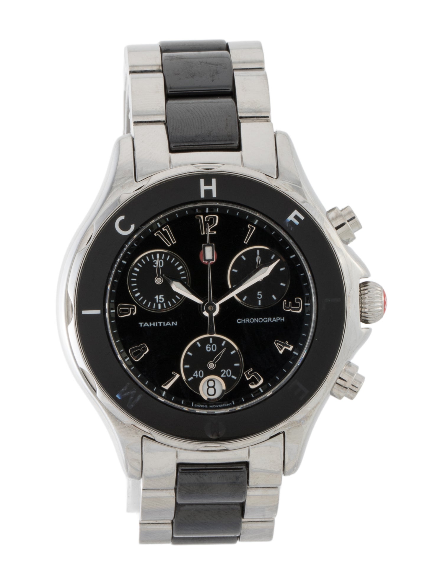 Michele Tahitian Ceramic Watch