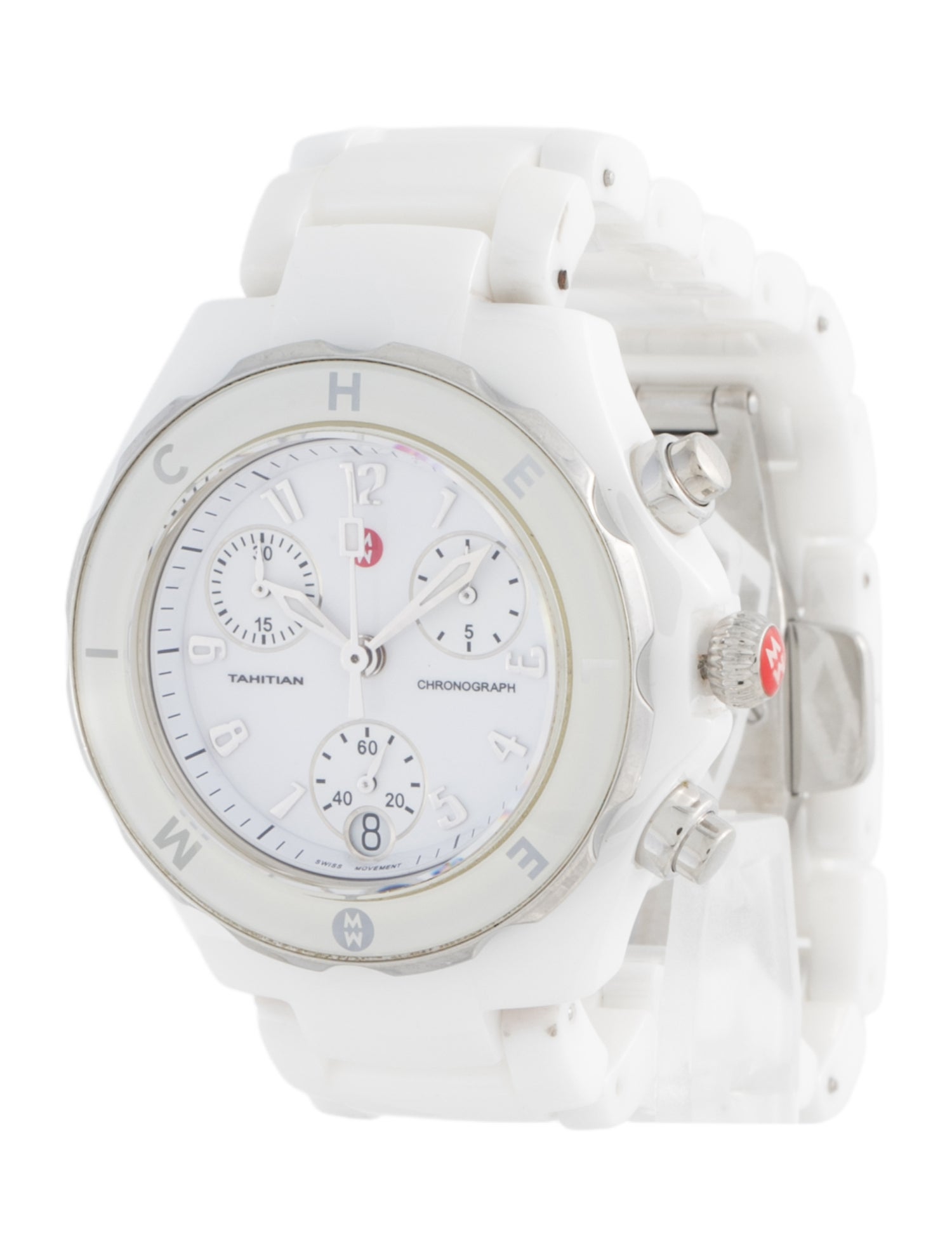 Michele Tahitian Ceramic Watch