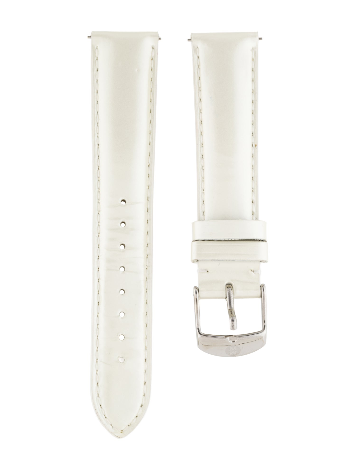 Michele 18mm Patent Leather Watch Strap