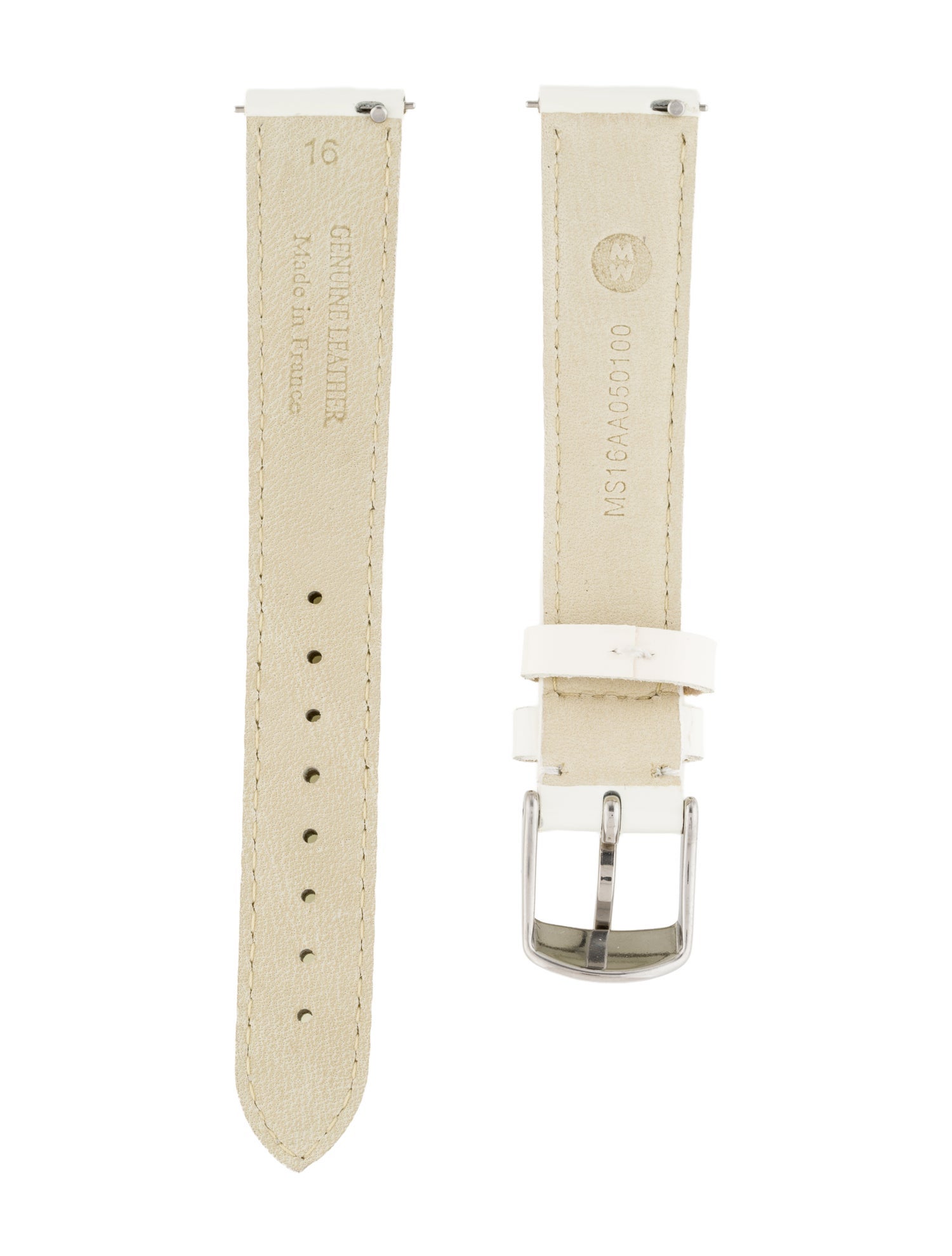 Michele 16mm Patent Leather Watch Strap
