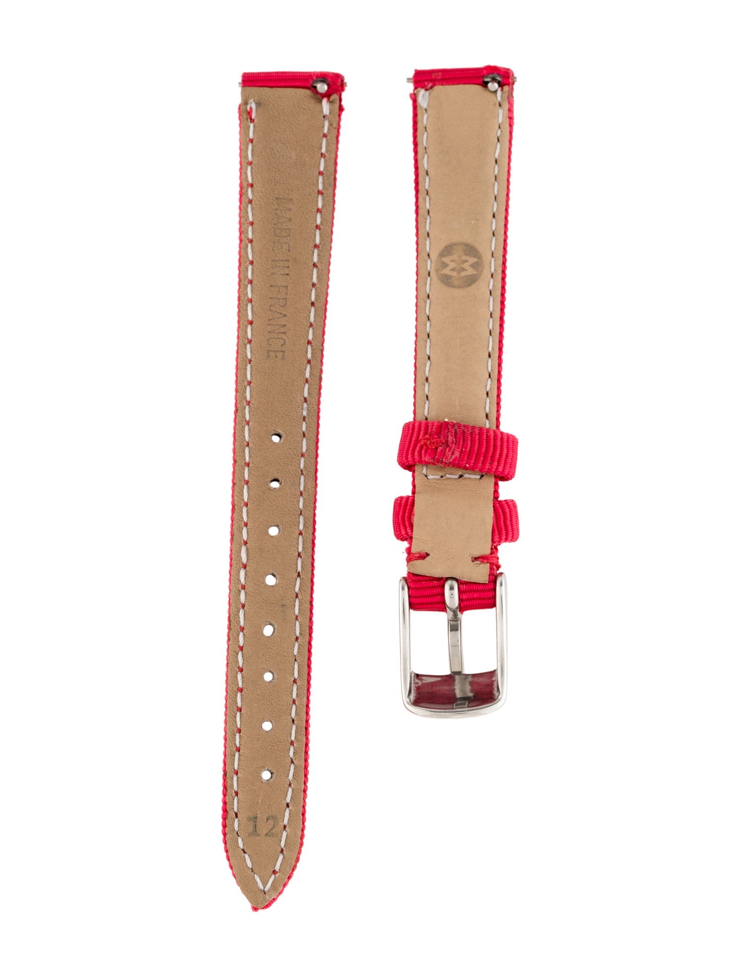 Michele 12mm Fabric Watch Strap