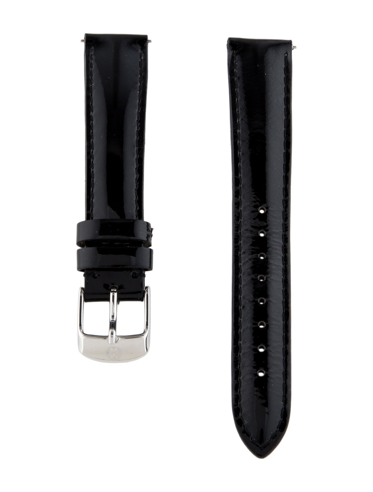 Michele 16mm Patent Leather Watch Strap