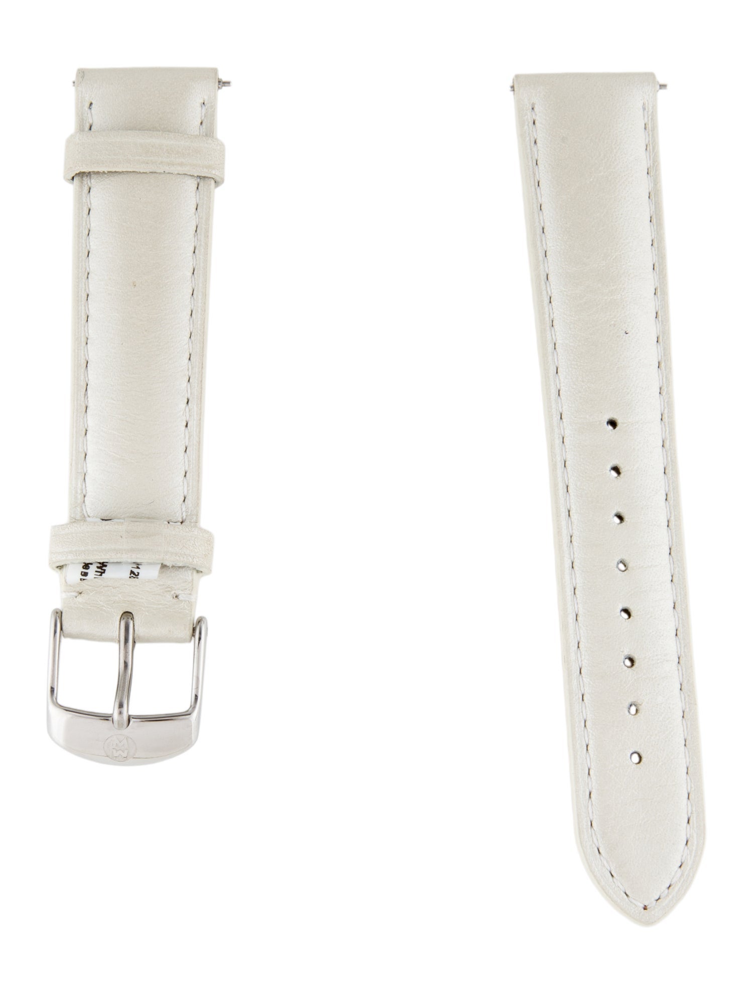 Michele 18mm Leather Watch Strap