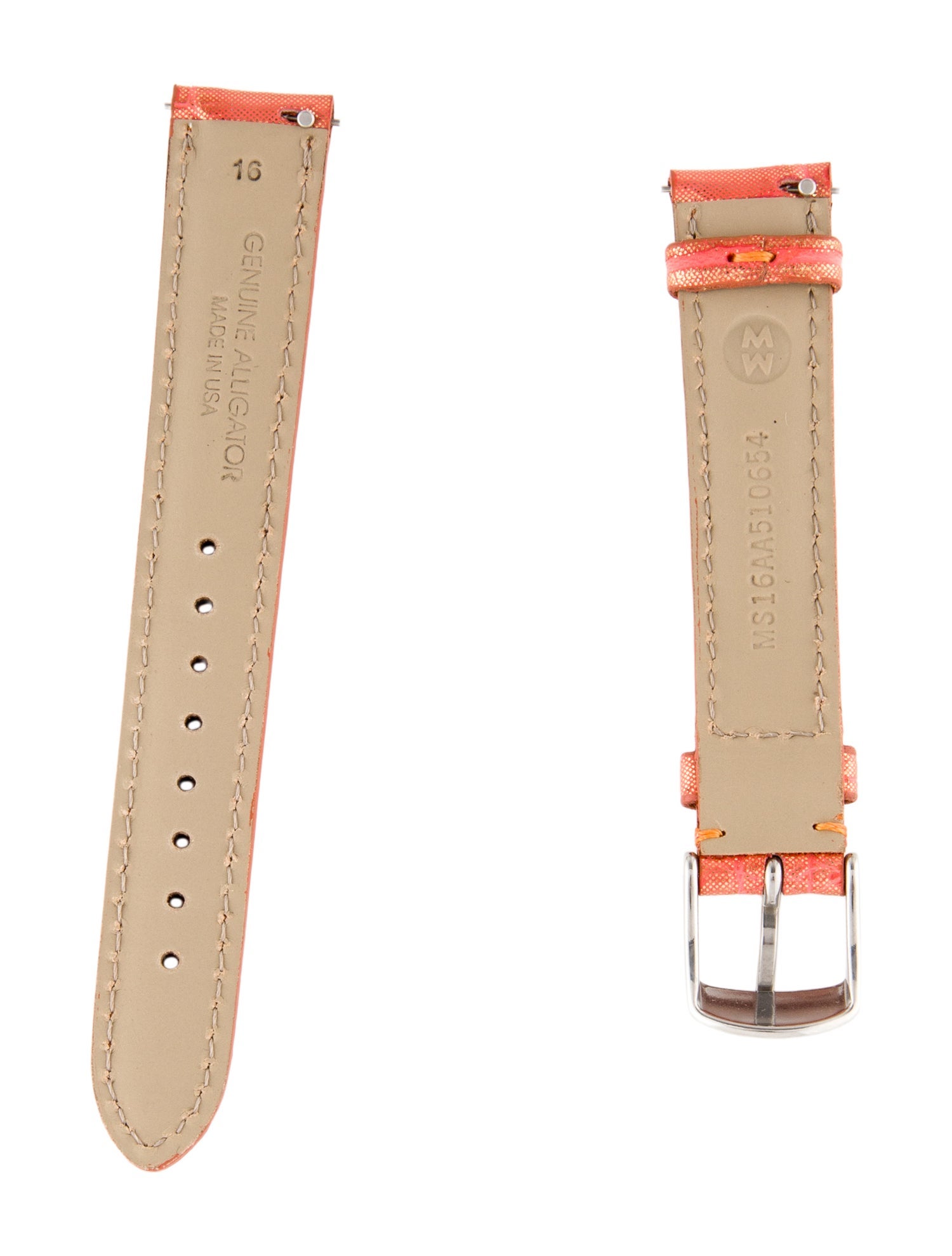Michele 16mm Alligator Watch Strap