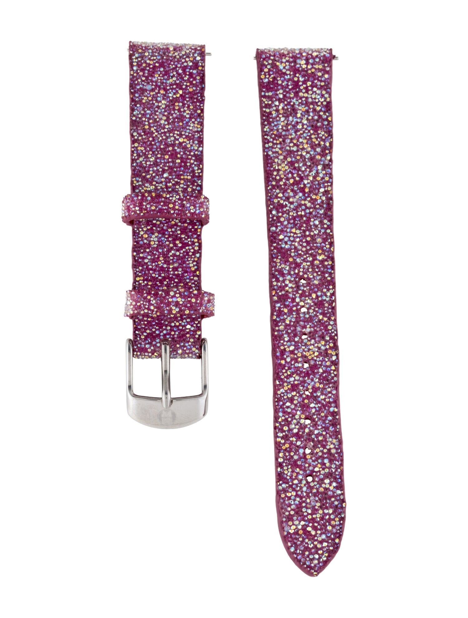 Michele 16mm Purple Glitter Watch Strap w/ Tags