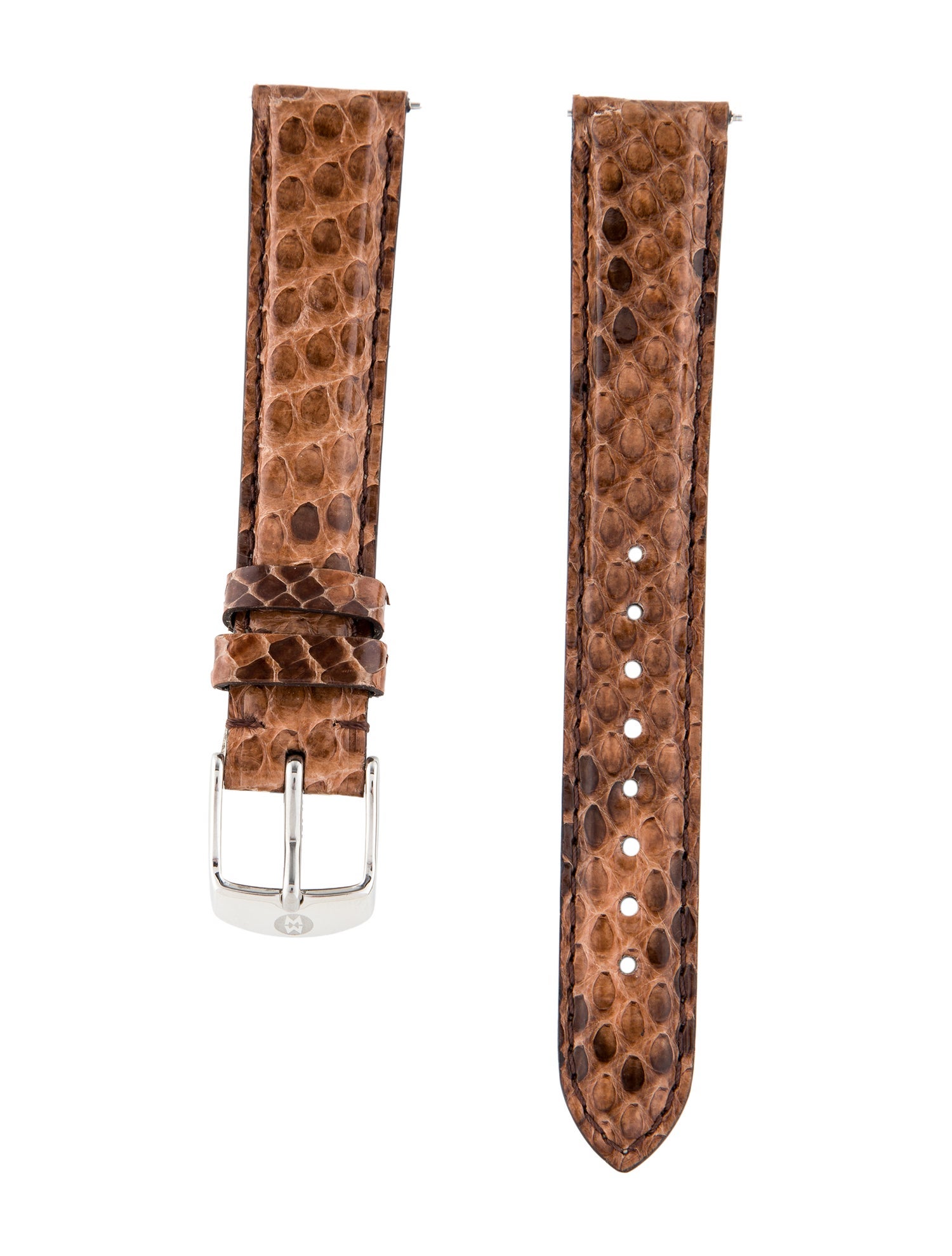 Michele 16mm Python Watch Strap