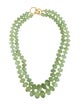 Mish 18K Prehnite Multistrand Bead Necklace