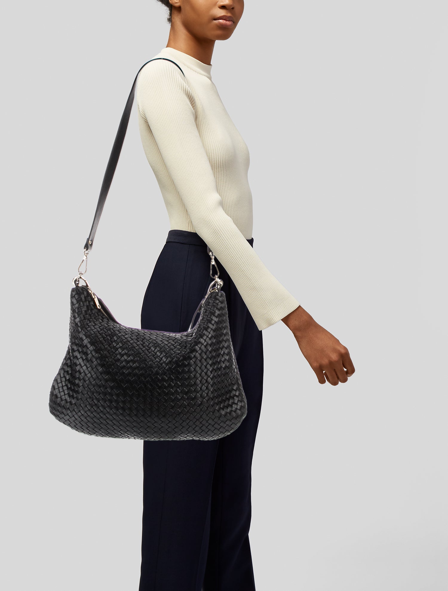 Milaner Italia Leather Shoulder Bag