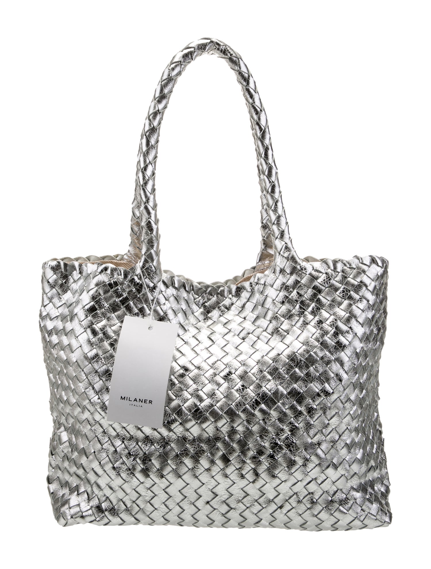 Milaner Italia Leather Top Handle Bag