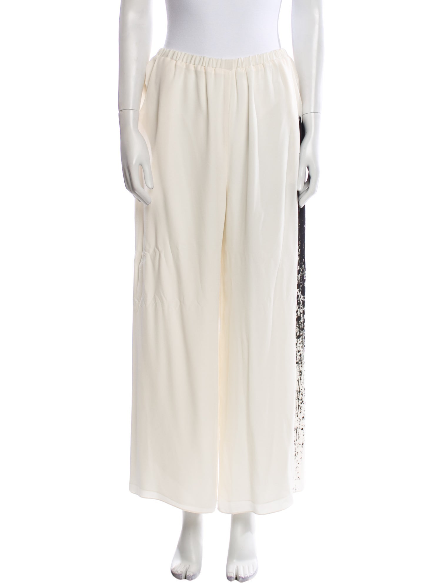 Mi Jong Lee Silk Wide Leg Pants