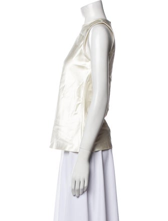 Mi Jong Lee Silk Crew Neck Top