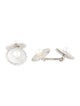 Mikimoto 14K Pearl & Mother Of Pearl Cufflinks & Shirt Studs Set