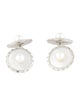 Mikimoto 14K Pearl & Mother Of Pearl Cufflinks & Shirt Studs Set