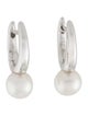 Mikimoto 18K Pearl Classic Elegance Drop Hoop Earring