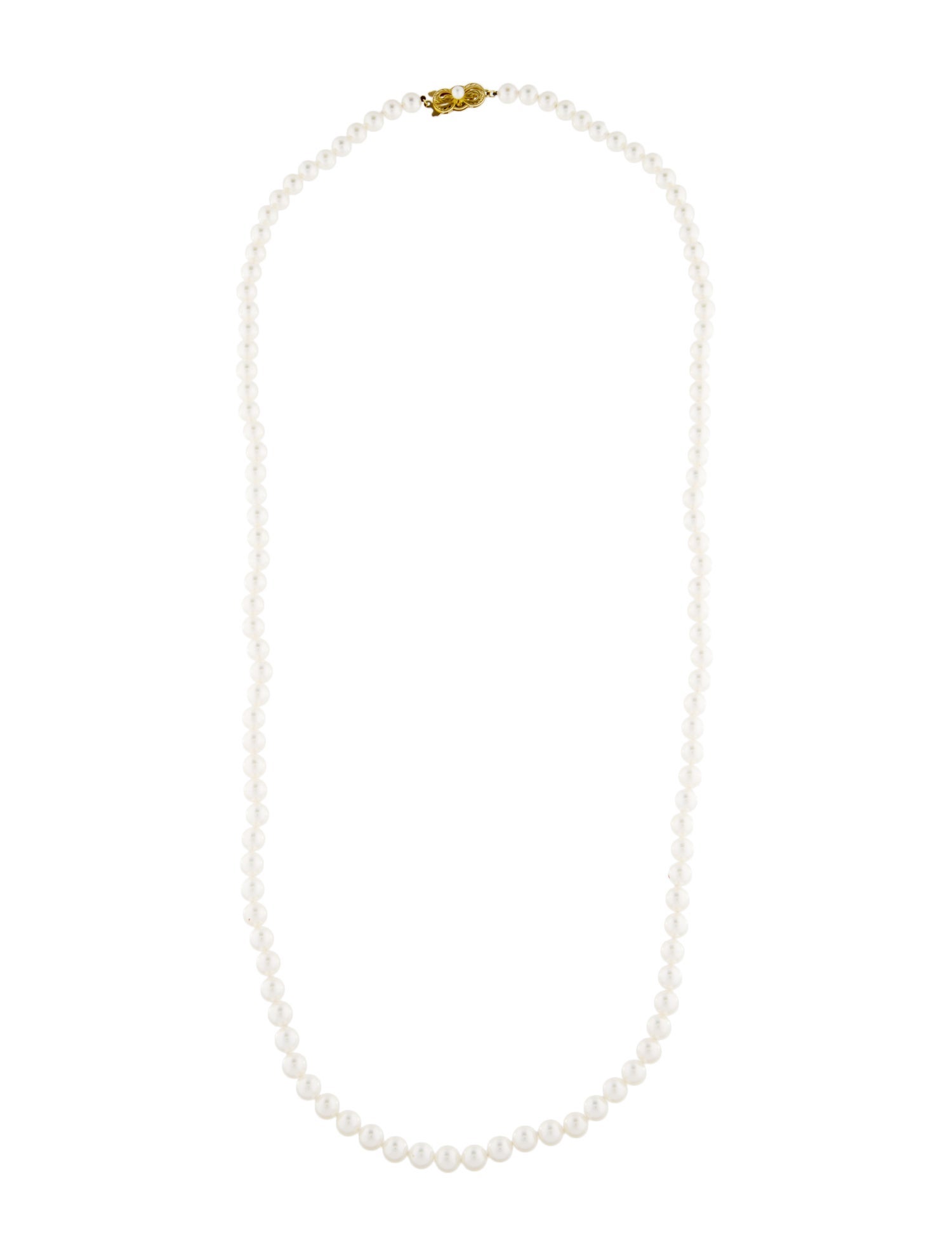 Mikimoto 18K Pearl Bead Necklace