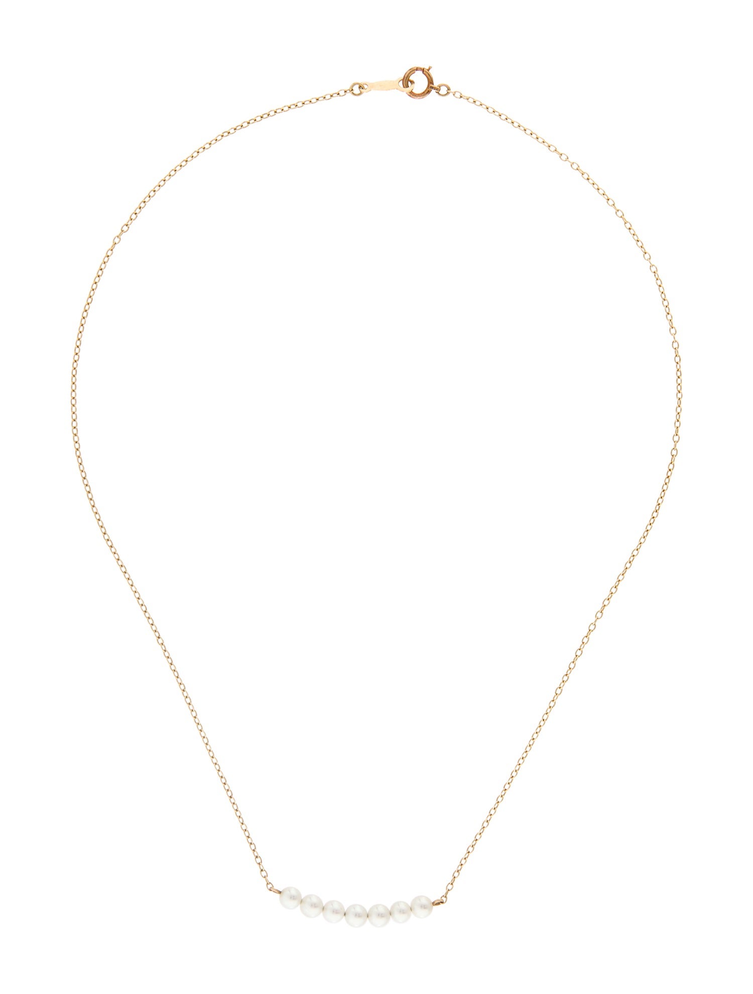 Mikimoto 14K Pearl Pendant Necklace